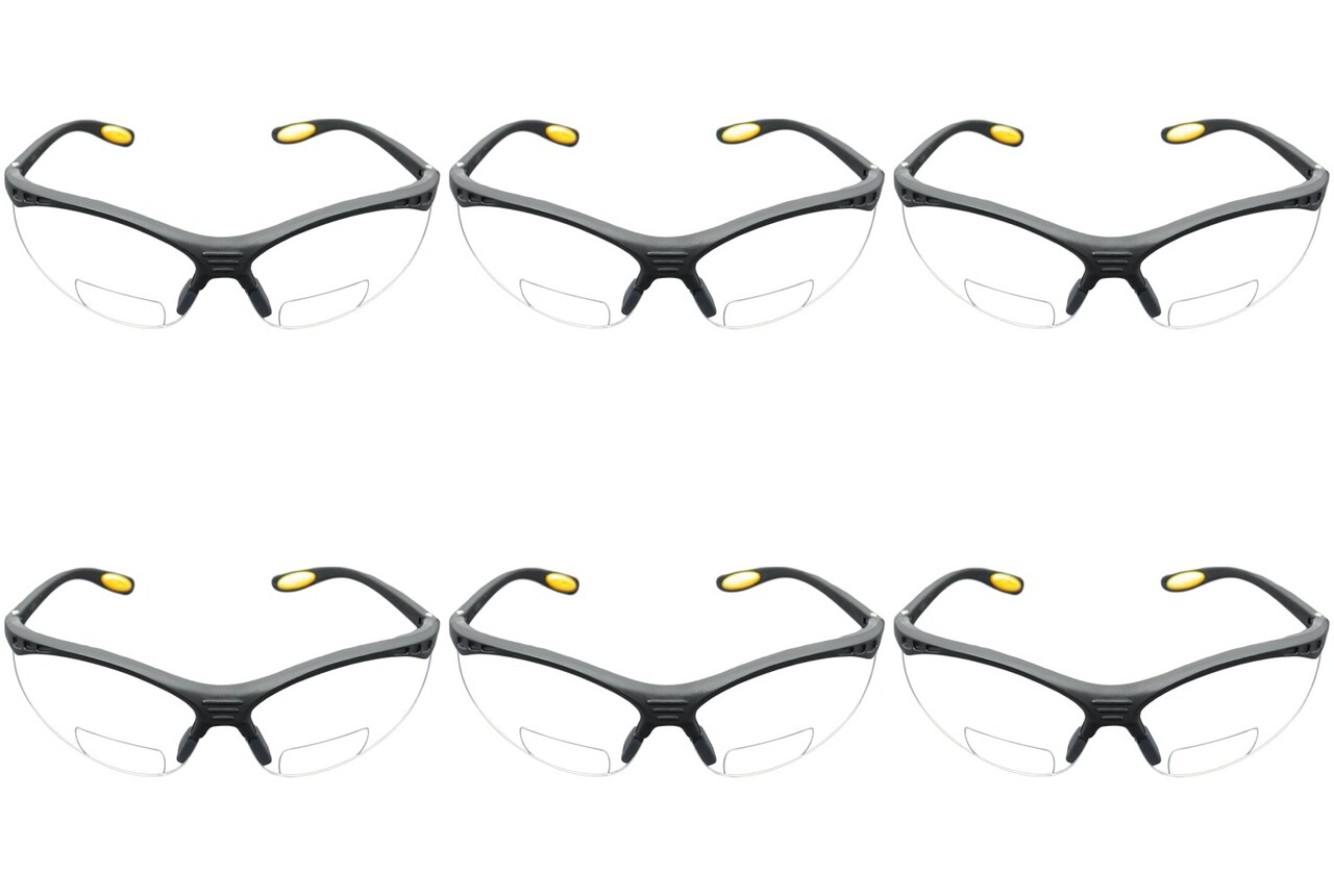 Dewalt DPG59-120C Reinforcer Rx-Bifocal 2.0 Clear Lens High Performance Protective Safety Glasses Pa